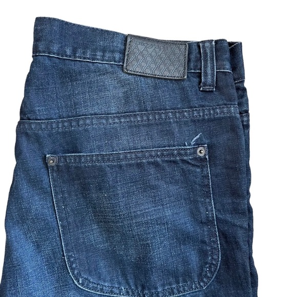 Marks And Spencers Autograph Dark Blue Jeans W38 L39 Straight Leg Slim Fit Mens - Picture 8 of 10